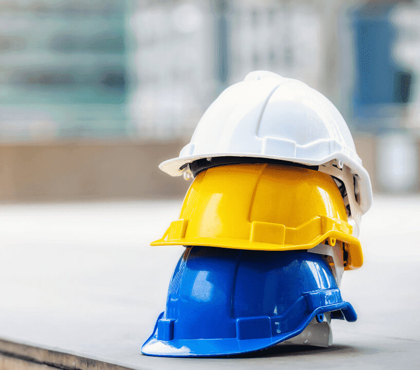 health and safety - hard hats